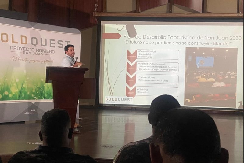 Gold Quest presenta avance del Plan de Desarrollo Ecoturístico de San Juan