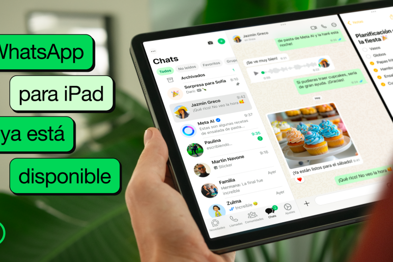 Ya está disponible! Presentamos WhatsApp para iPad