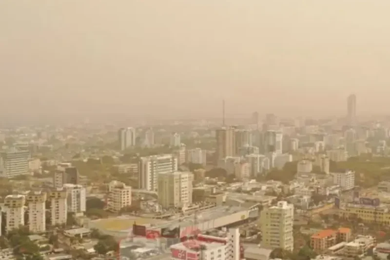 quinta nube del Sahara asfixia a República Dominicana entre alergias y calor extremo