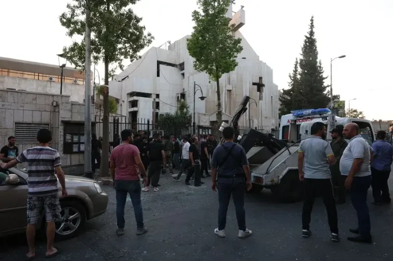 Ataque suicida en iglesia de Damasco deja al menos 22 muertos