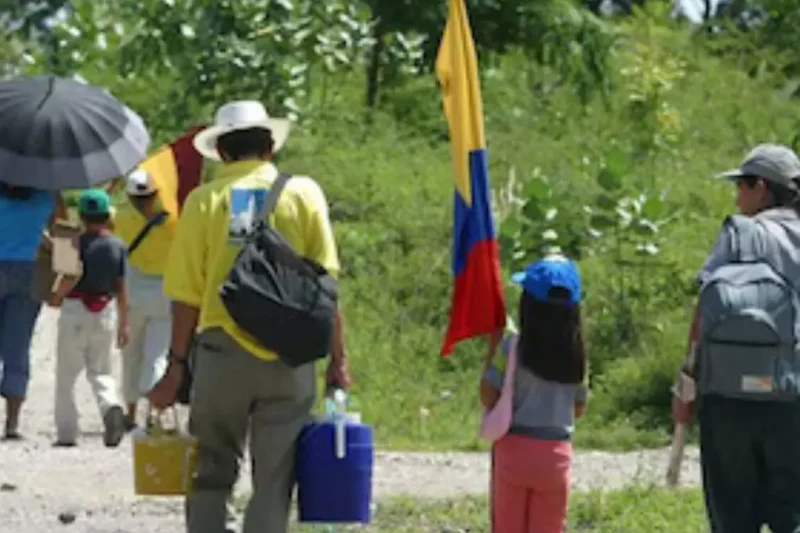 una crisis humanitaria desatada por el conflicto armado