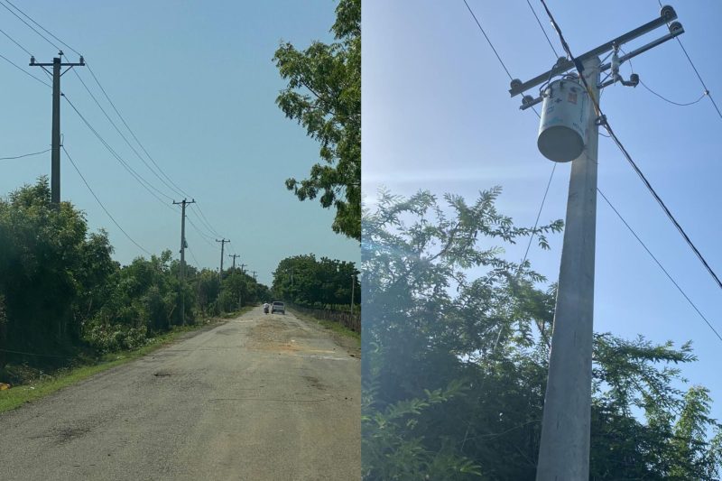 Edenorte restablece servicio eléctrico en Cayuco, Dajabón tras caída de 10 postes por tornado
