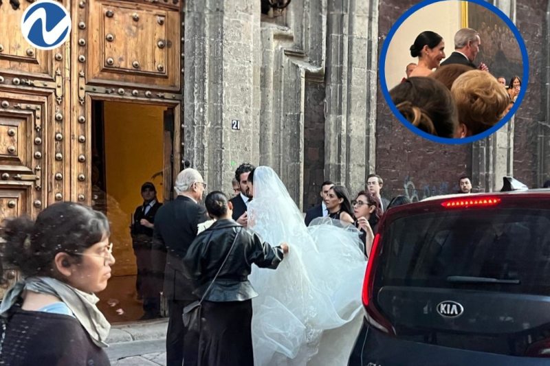 Así fue la llegada de Rita Lulo Abinader a la iglesia para su boda religiosa en México