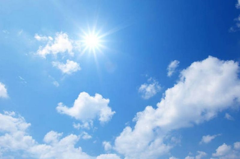 Indomet pronostica cielo despejado y soleado para este viernes