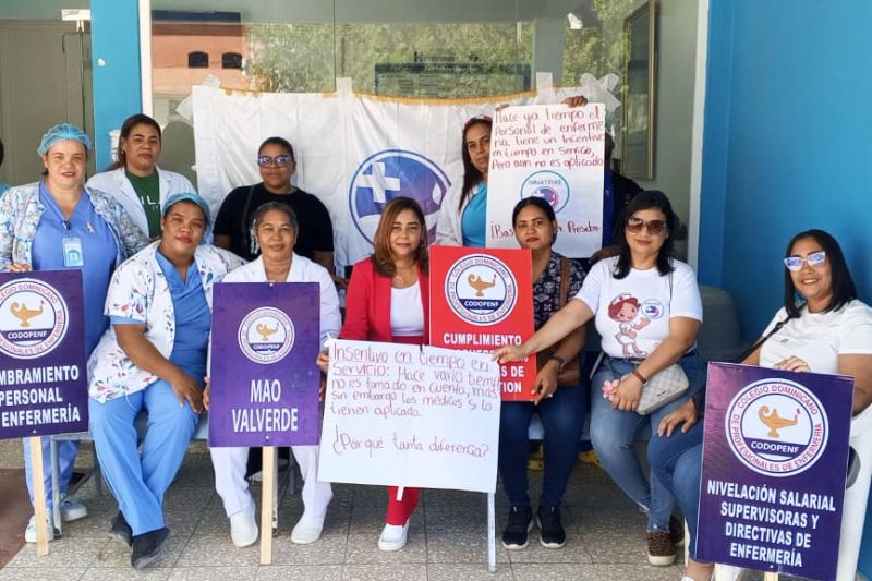 Enfermeras del Hospital Peña Gómez paralizan labores por 24 horas en reclamo de mejoras