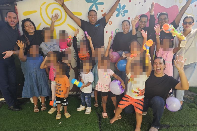 voluntarios de Jaycees 72 realizan jornada solidaria en Hato Nuevo, Santo Domingo Oeste