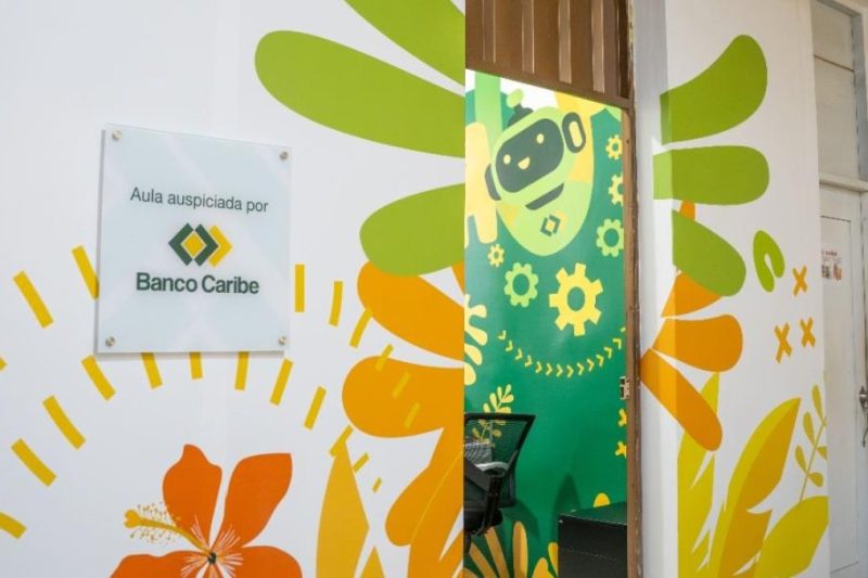 Banco Caribe inaugura Aula STEM en Santiago para niños en situación vulnerable