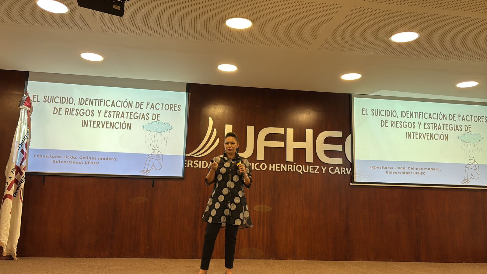 UFHEC realiza charla sobre prevención de la conducta suicida