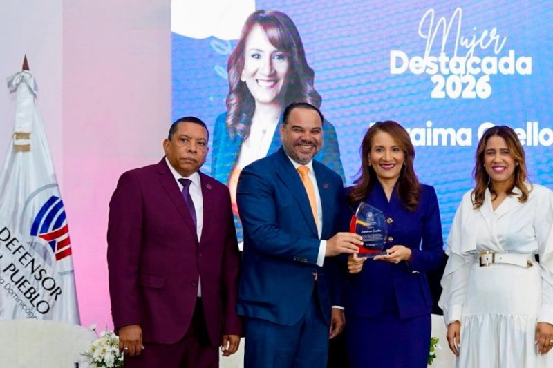Zoraima Cuello reconocida como Mujer Destacada 2026 por el Defensor del Pueblo