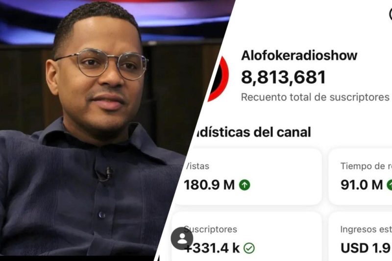 Santiago Matías releva ganancias de 1.9 millones de dólares en Youtube Ensegundos República Dominicana