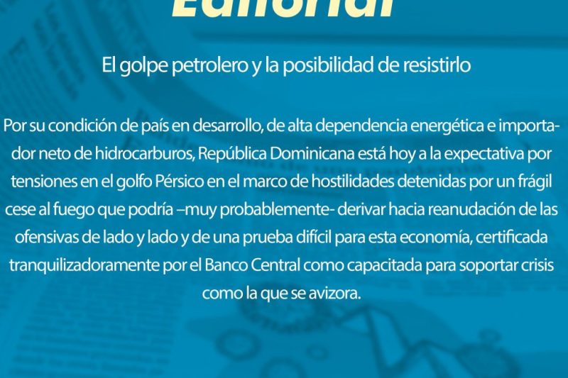 El golpe petrolero y la posibilidad de resistirlo