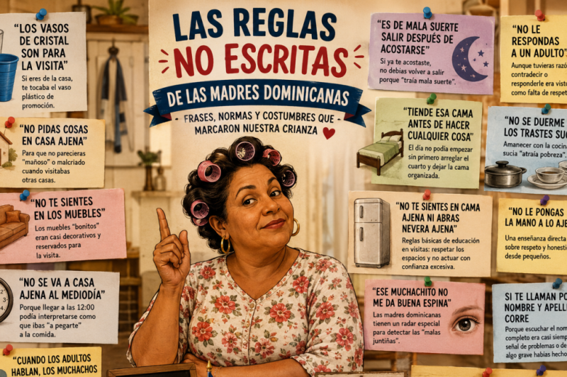 Las reglas raras de las madres dominicanas que todos obedecían sin preguntar