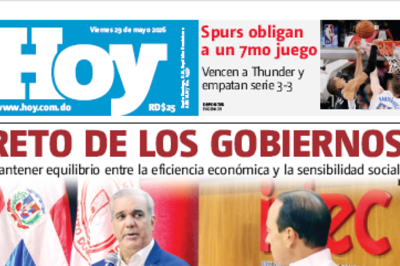 Edición Impresa, viernes 29 de mayo de 2026