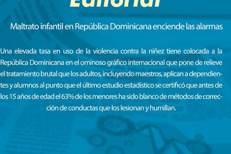 Maltrato infantil en República Dominicana enciende las alarmas
