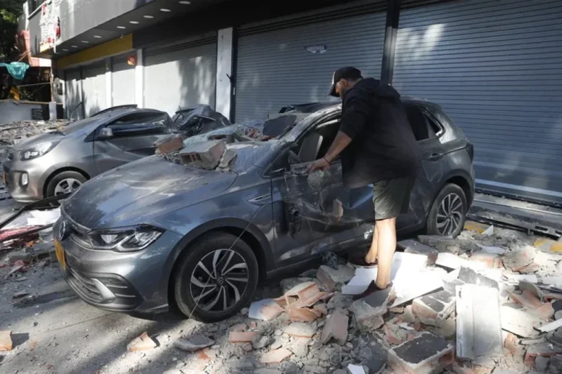 Periodista dominicano narra cómo vivió terremoto en Colombia: «Todos los edificios a mi alrededor moviéndose»