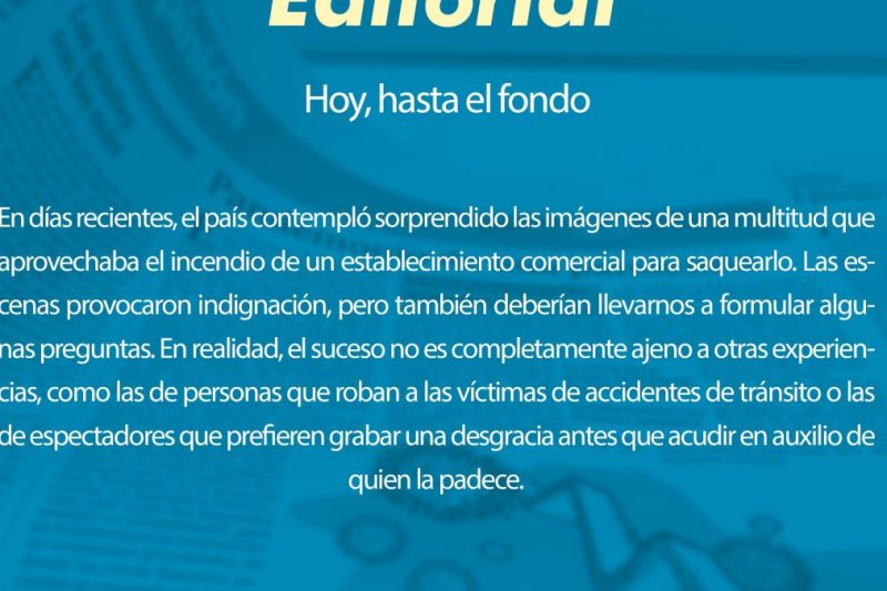 Hoy, hasta el fondo