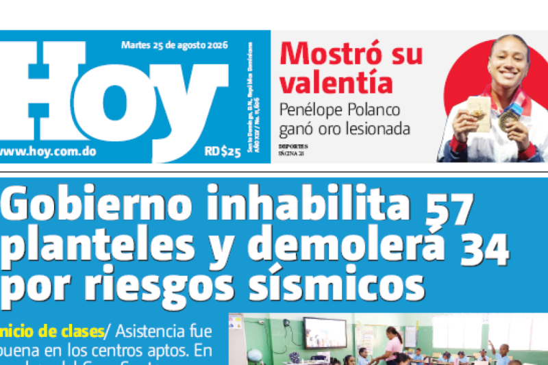 Edición Impresa, martes 25 de agosto de 2026