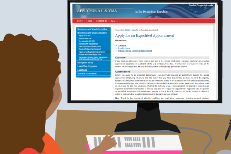 ¿Cómo saber si mi cita de visa de EEUU está vigente?
