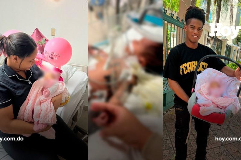 Tiene una semana de nacida y su vida pende por más de RD$3 millones; su familia pide ayuda
