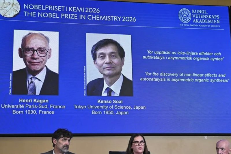 Premio Nobel de Química para Kagan y Soai por resolver un misterio sobre las moléculas de los seres vivos