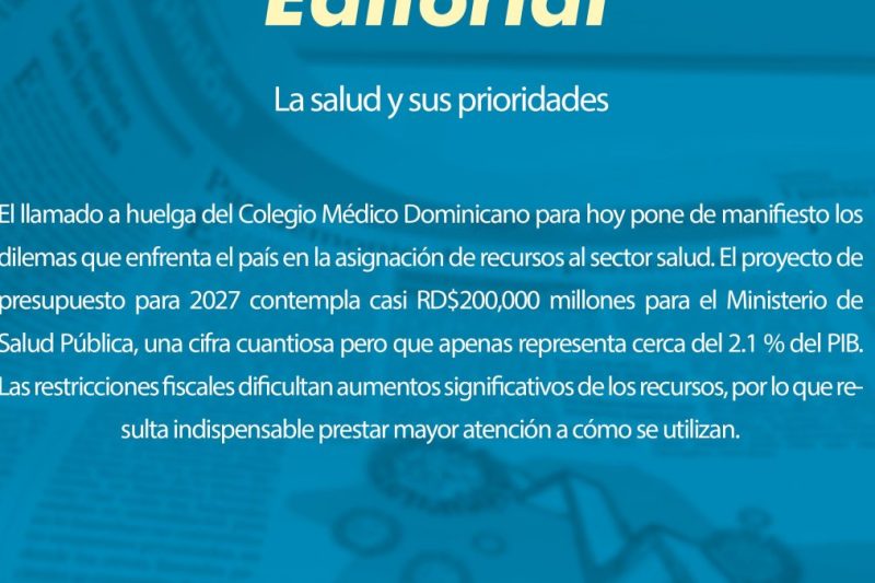 La salud y sus prioridades