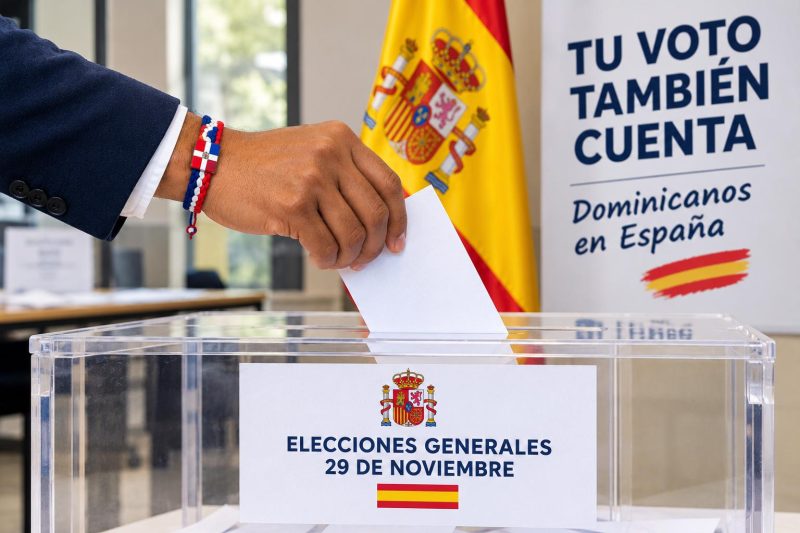 Elecciones España: los dominicanos votan más a la izquierda