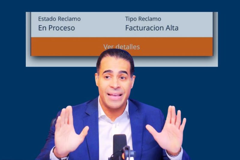 José Dantés denuncia aumento en su factura eléctrica